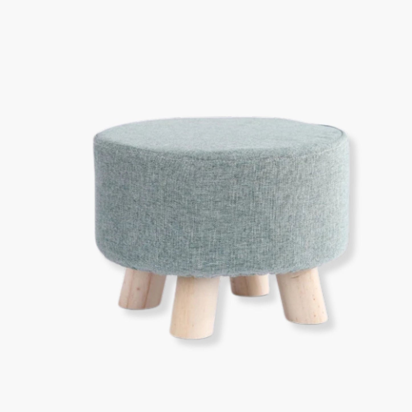 Petit tabouret bas | UT. Turquoise pastel