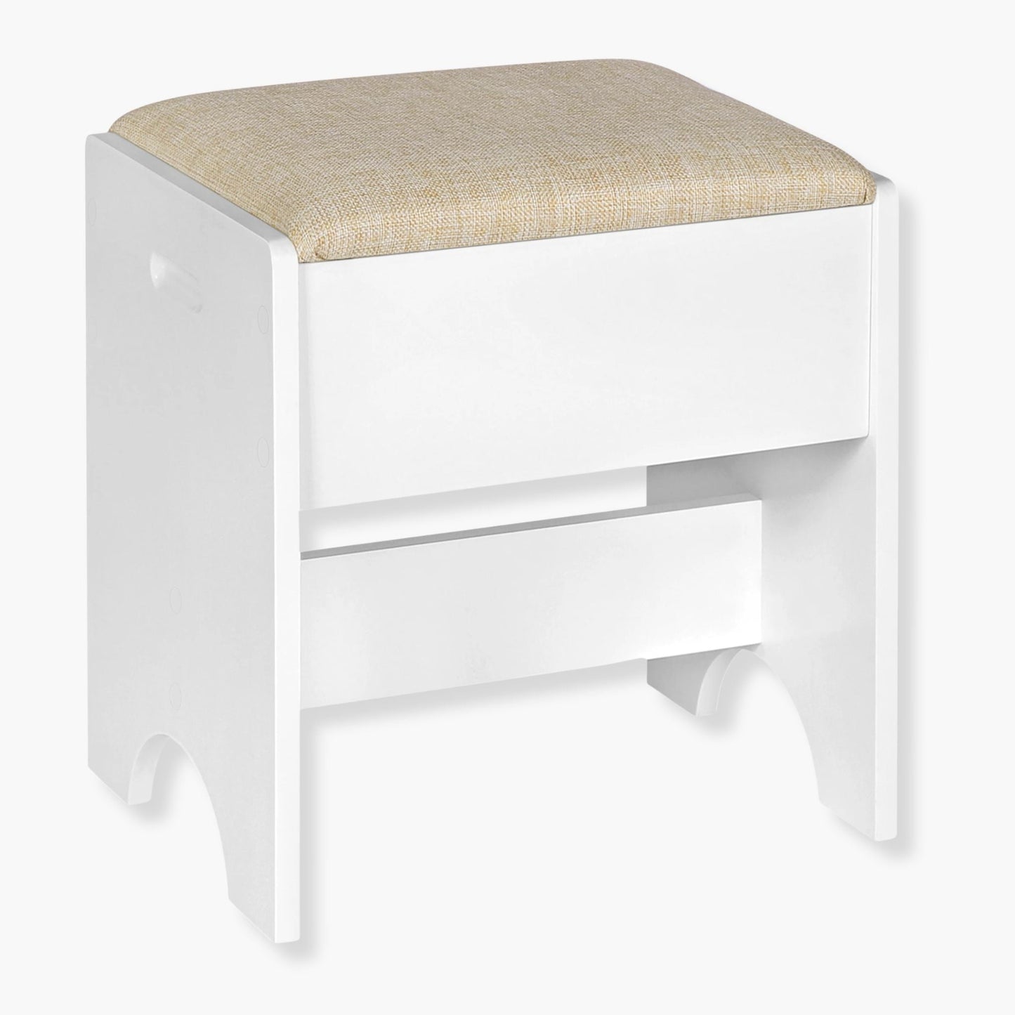 Tabouret blanc pour coiffeuse | UT. Unique