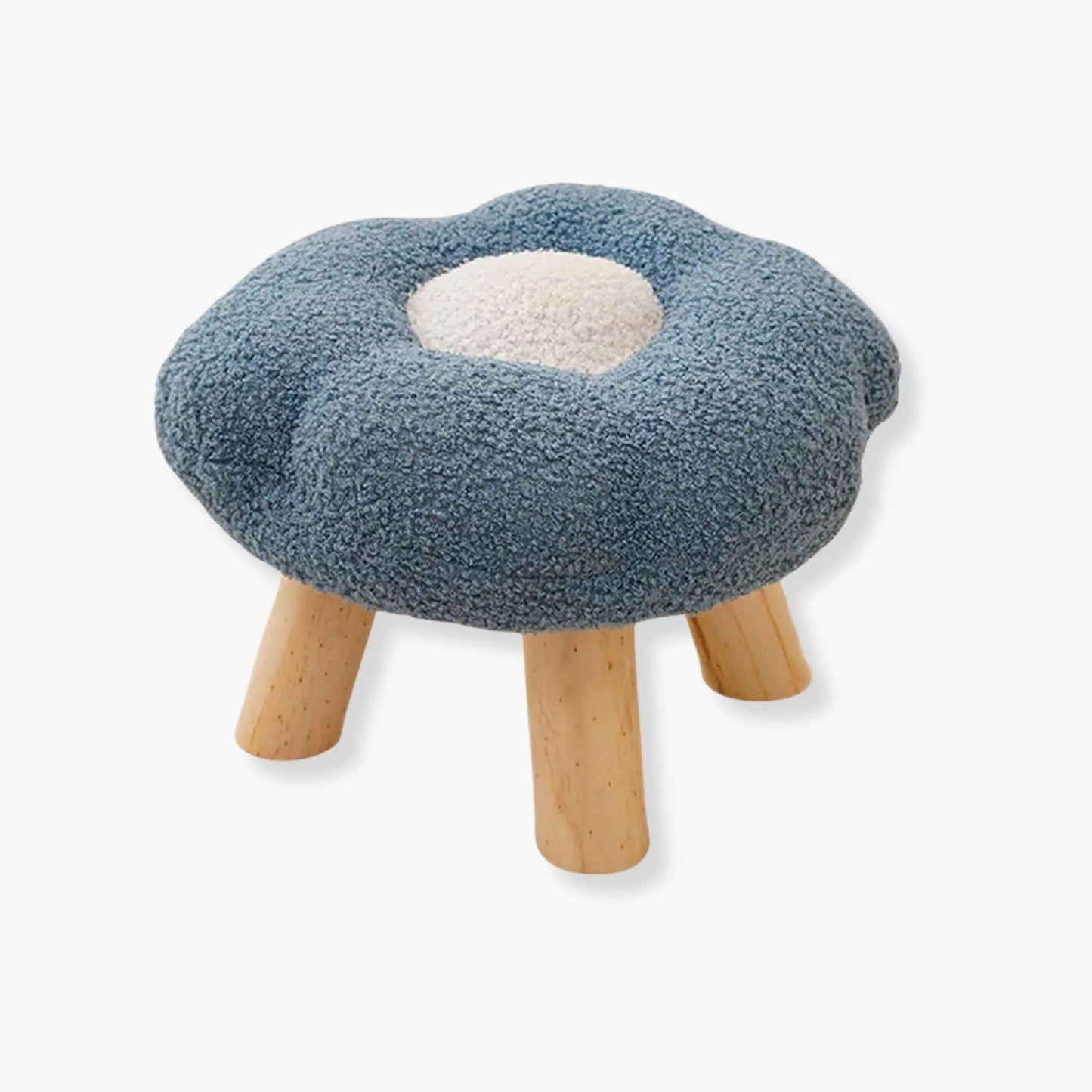 Tabouret bois design | UT. Bleu