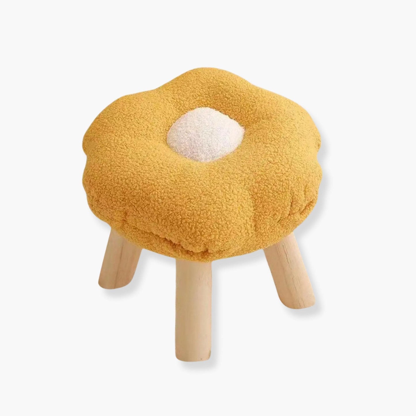 Tabouret bois design | UT. Jaune