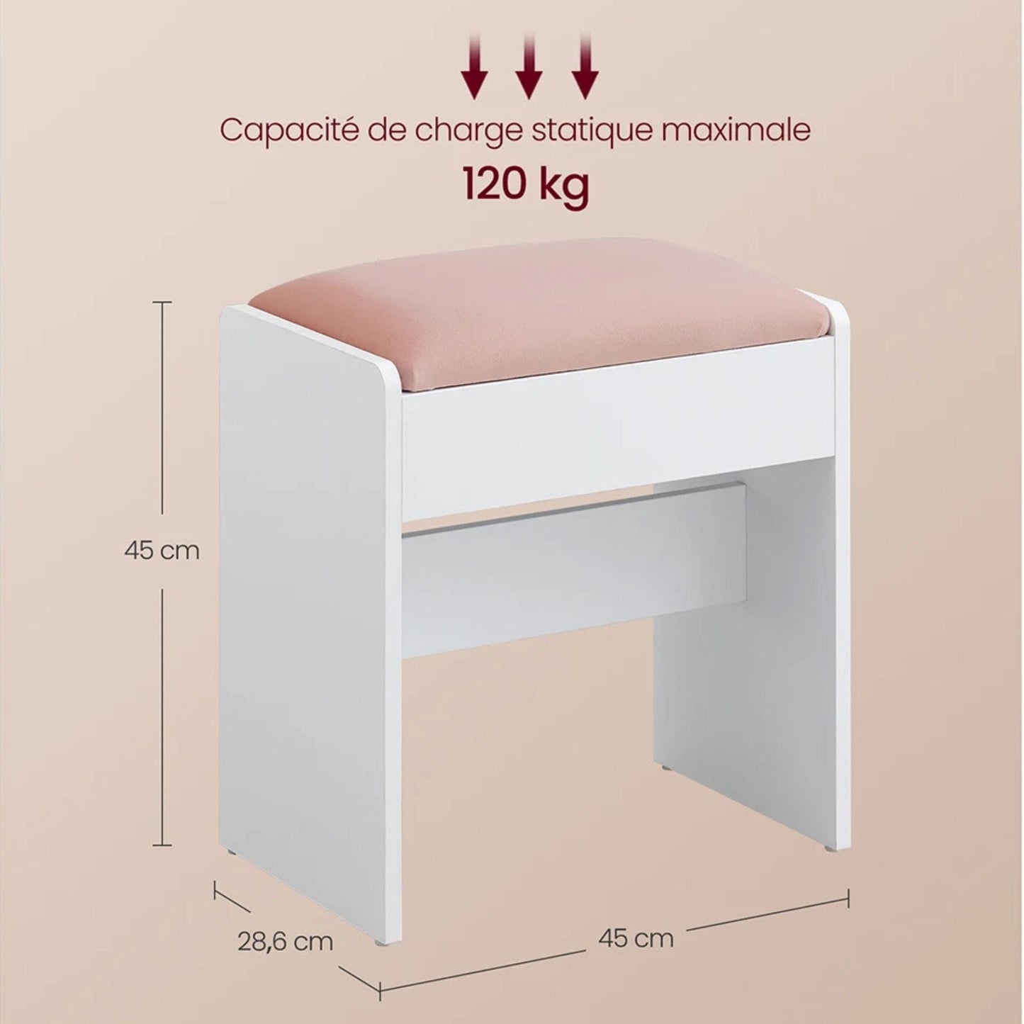 Tabouret de dressing | UT. Unique