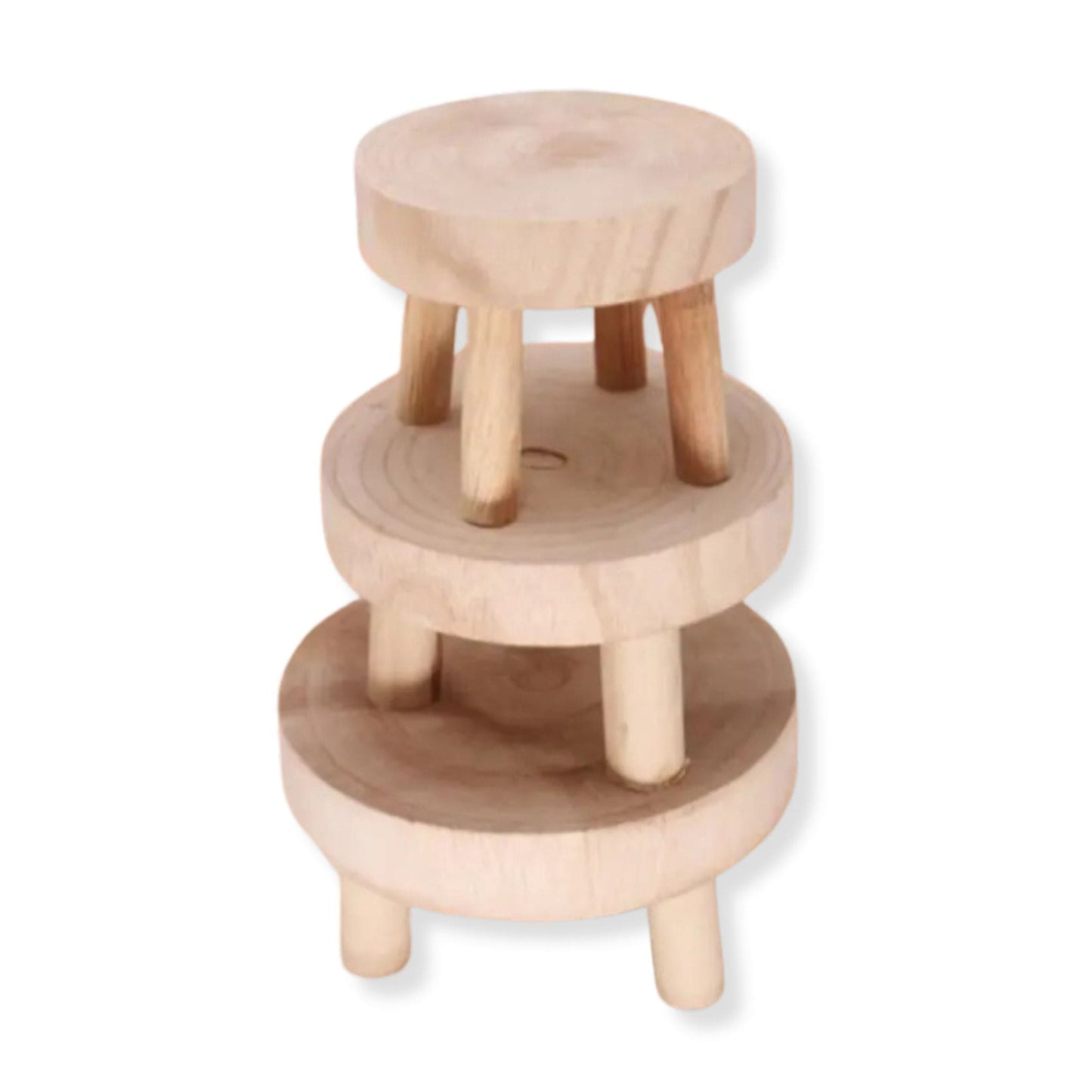 Tabouret plante en bois | UT.