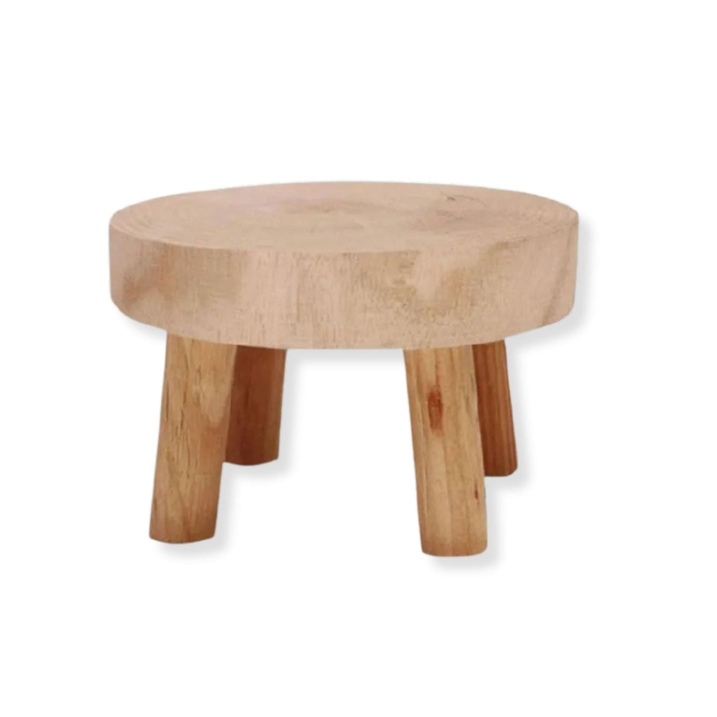 Tabouret plante en bois | UT. Compact / Bois clair