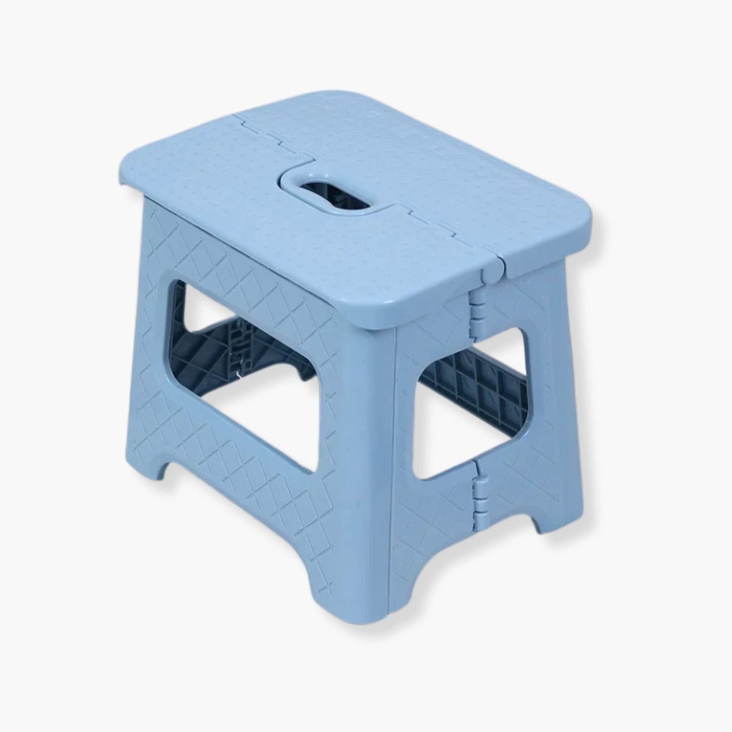 Tabouret pliant pour salle de bain | UT. Bleu