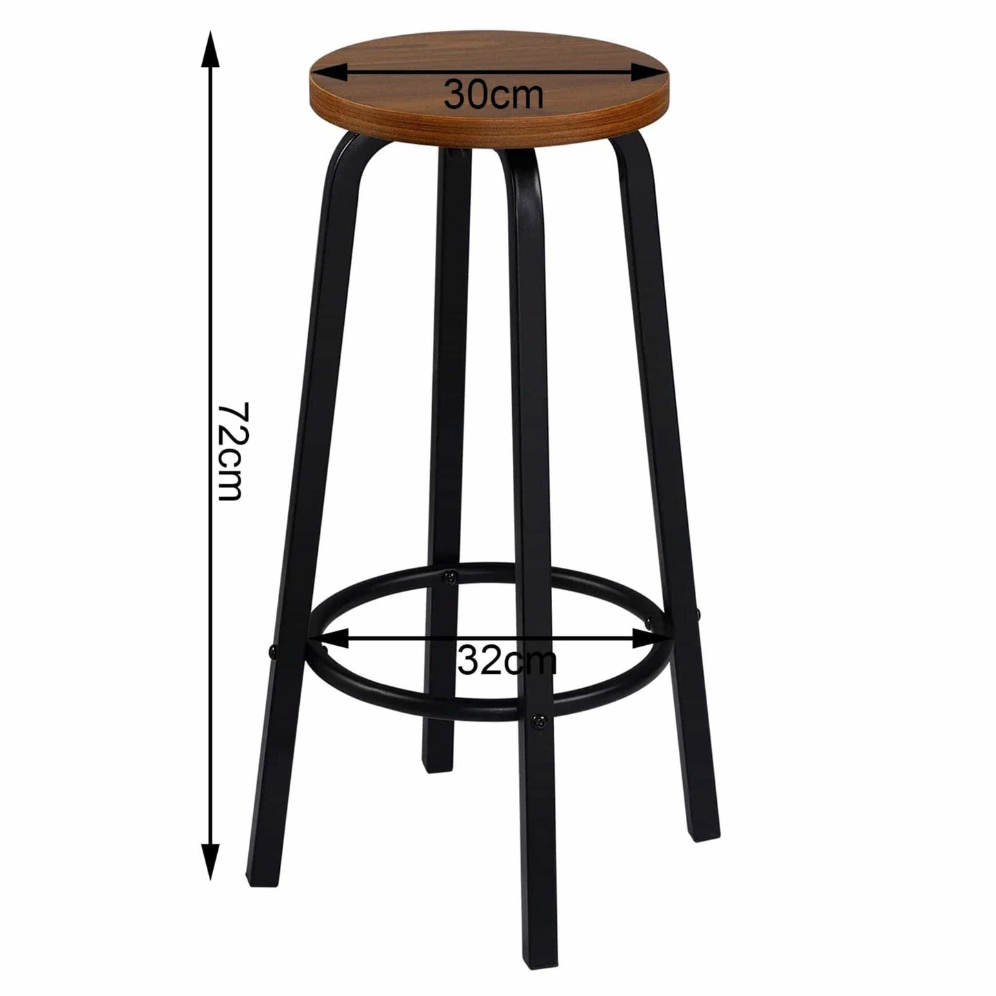 Tabourets de Bar Hauts – Lot de 2 | UT.