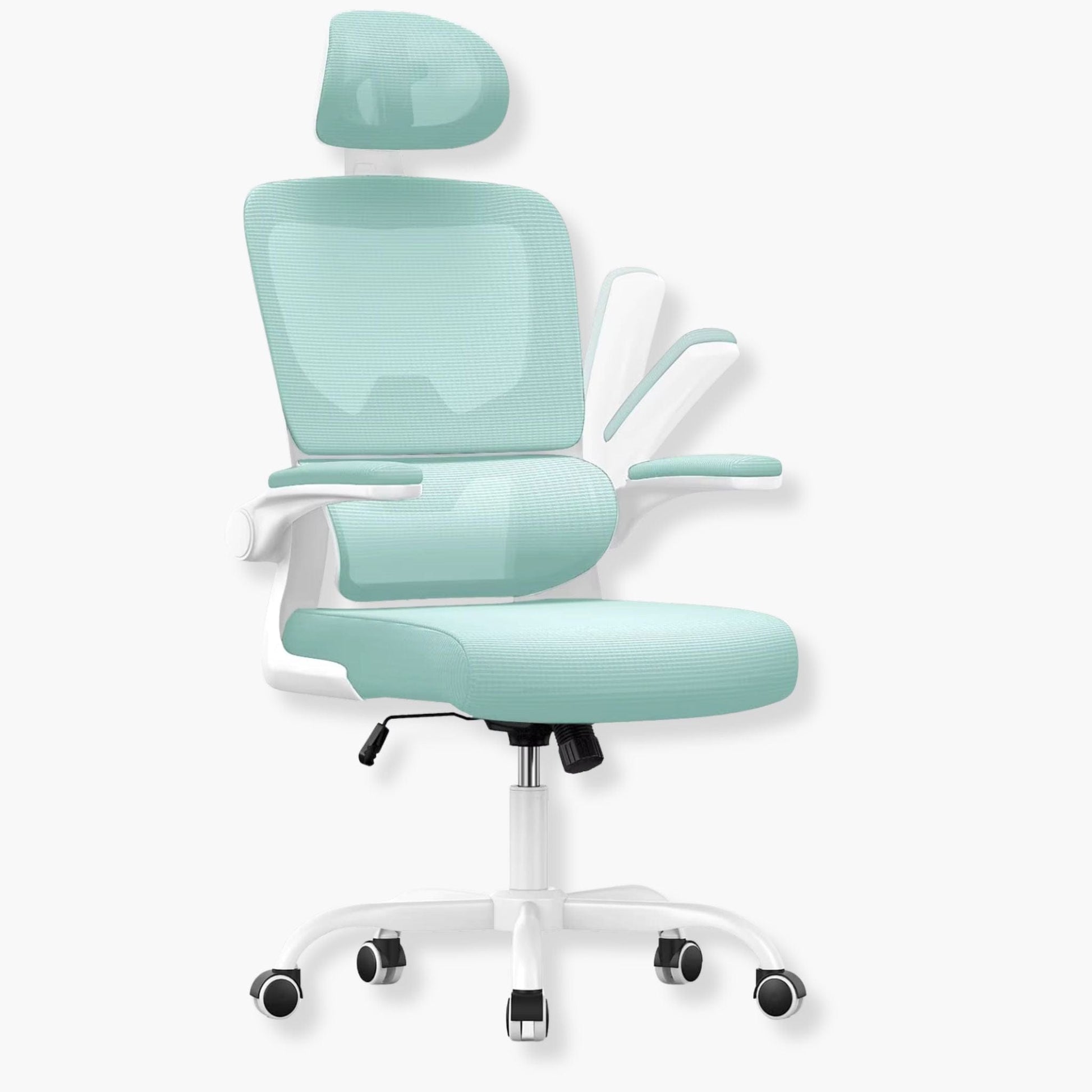 Chaise de bureau à roulettes ergonomique  Vert