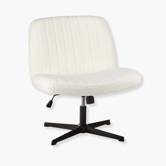 Chaise de bureau cocooning effet mouton