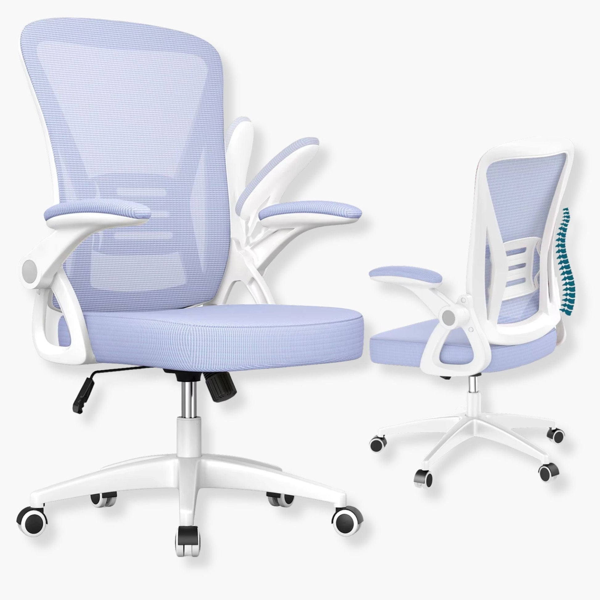 Chaise de bureau pivotante  Violet