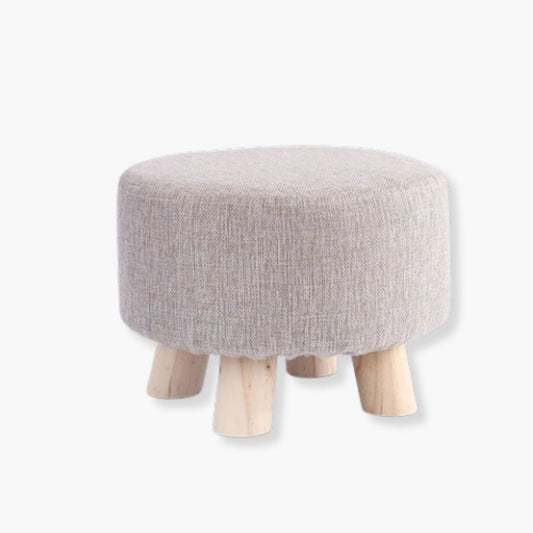 Petit tabouret bas | UT. Grège