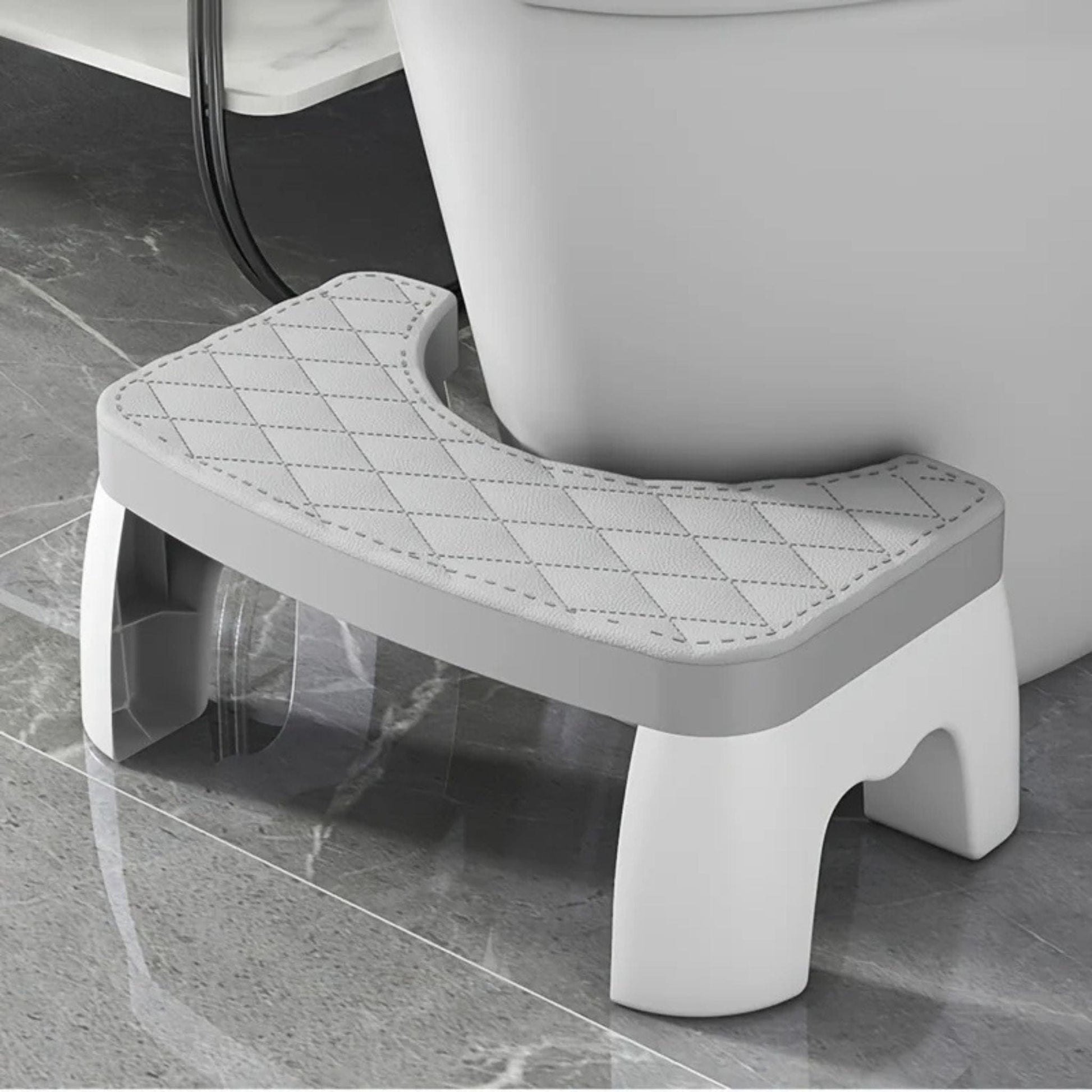 Petit Tabouret pour Toilette  Gris