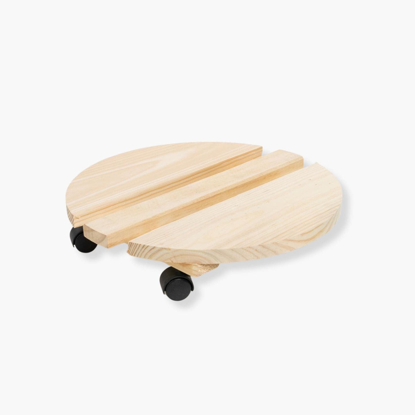 Support roulette pour plante : Bois & Portugal Diamètre 24cm (Petit Pot) / Lot de 12 (Offre Découverte)