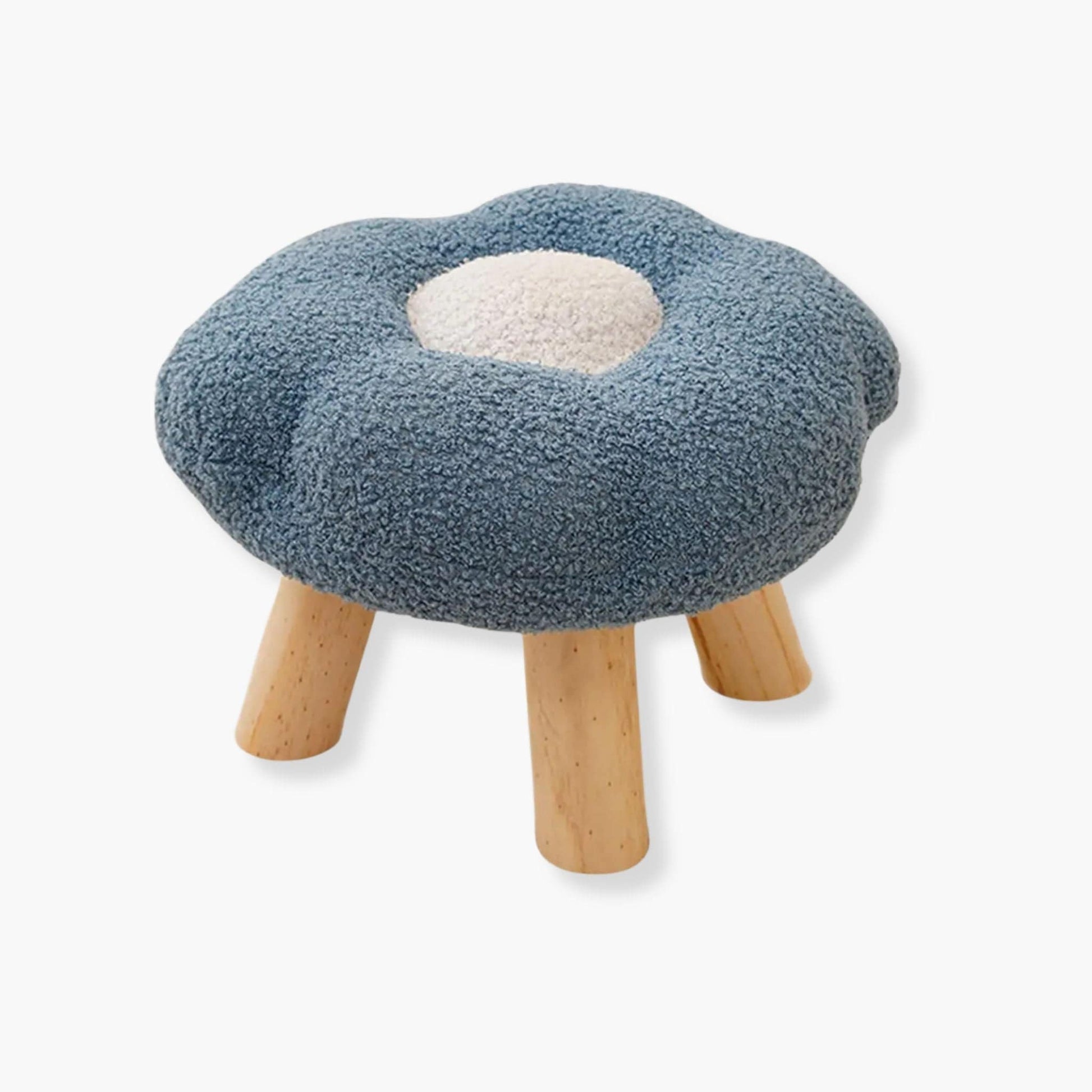 Tabouret bois design | UT. Bleu