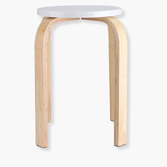 Tabouret Bois pour Enfant | UT. Blanc