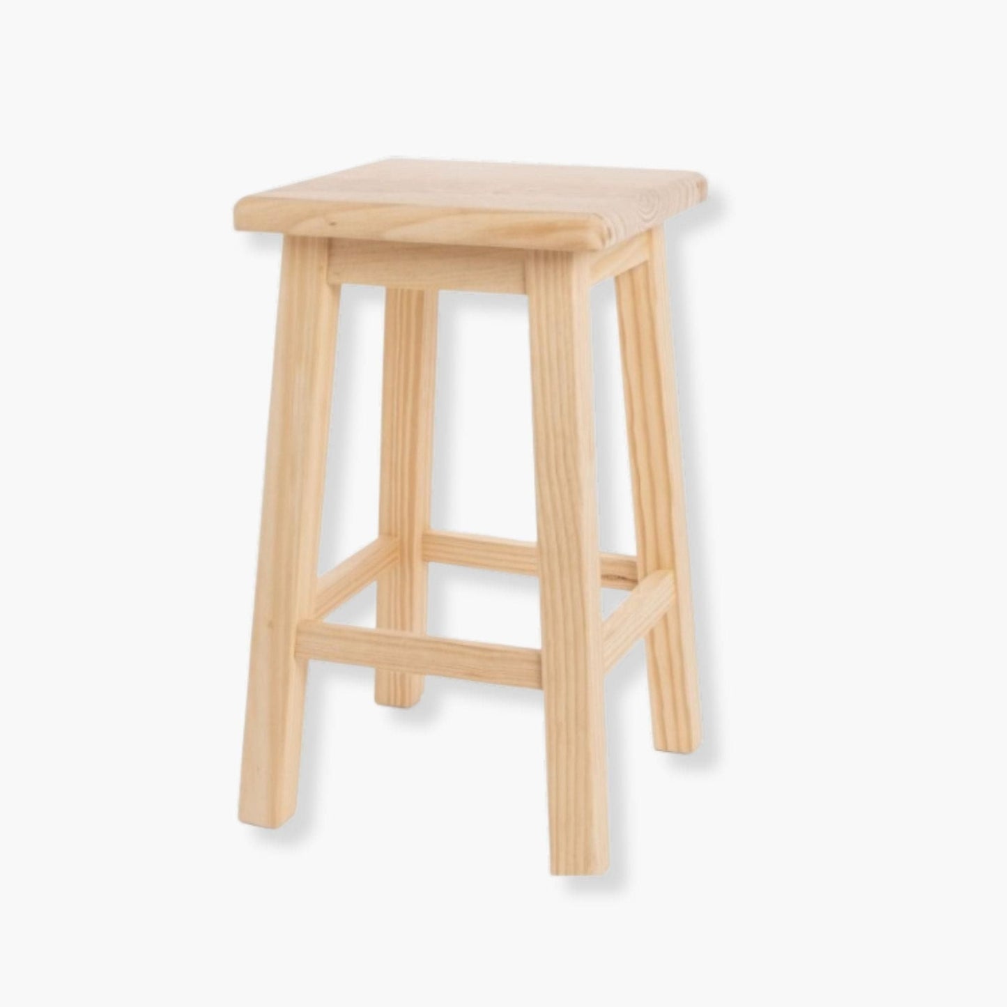 Tabouret carré bois : Qualité Pro & Portugal Cube 20cm / Lot de 12