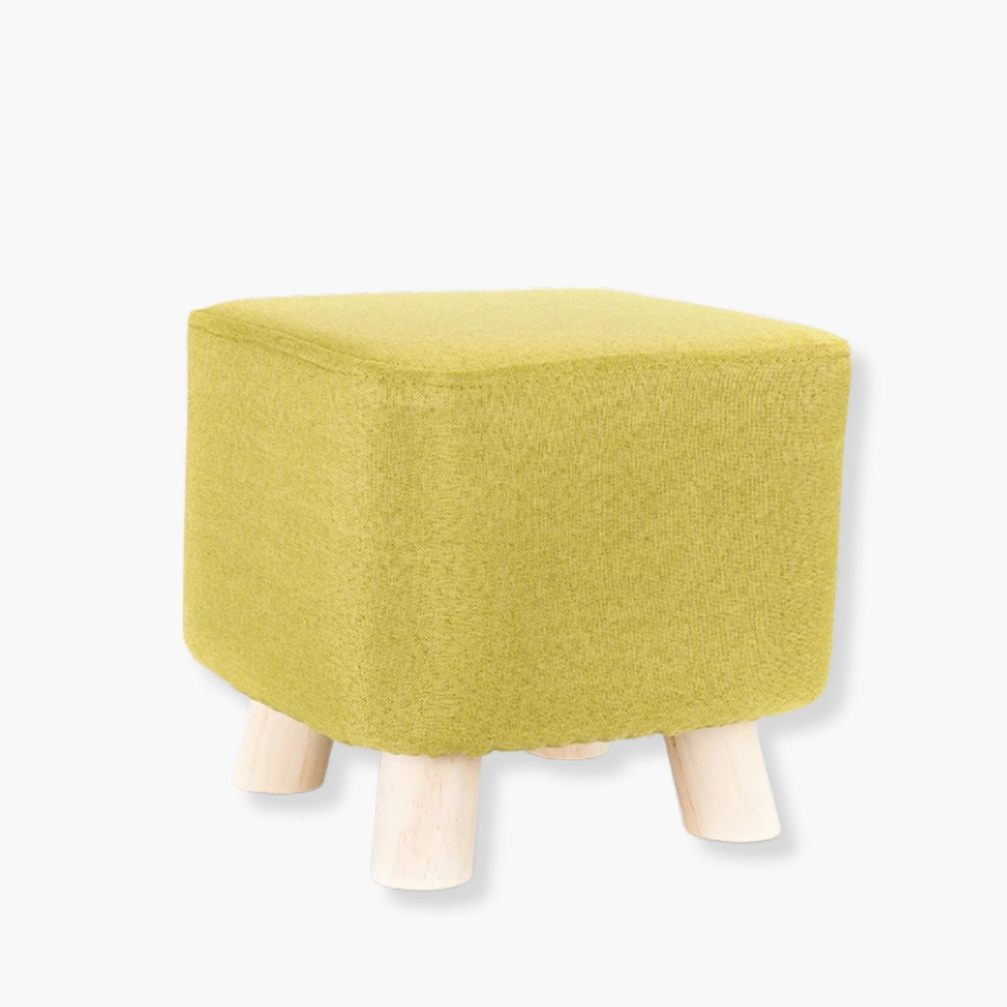 Tabouret Cube en Bois Vert