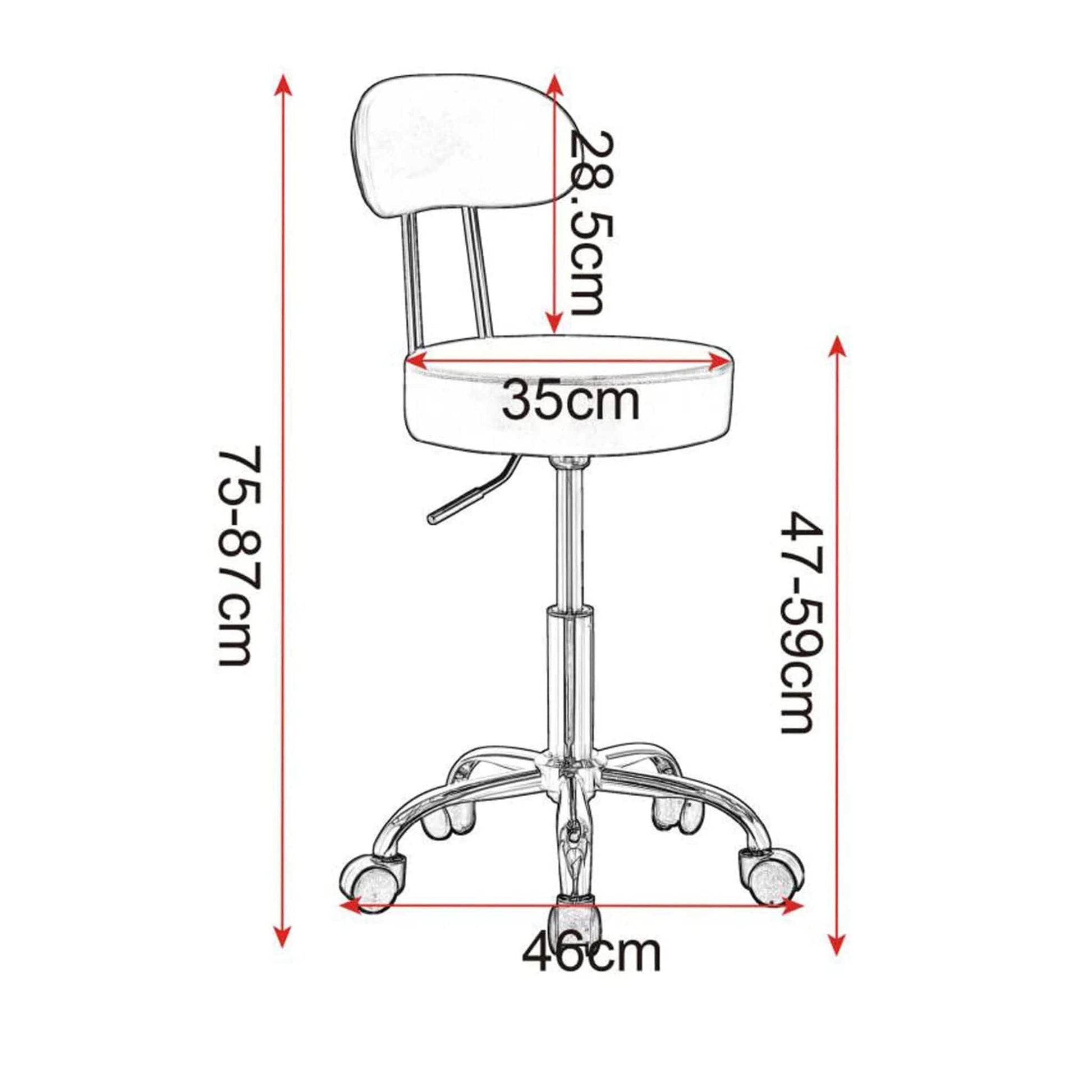 Tabouret de Bureau à Roulettes | UT.