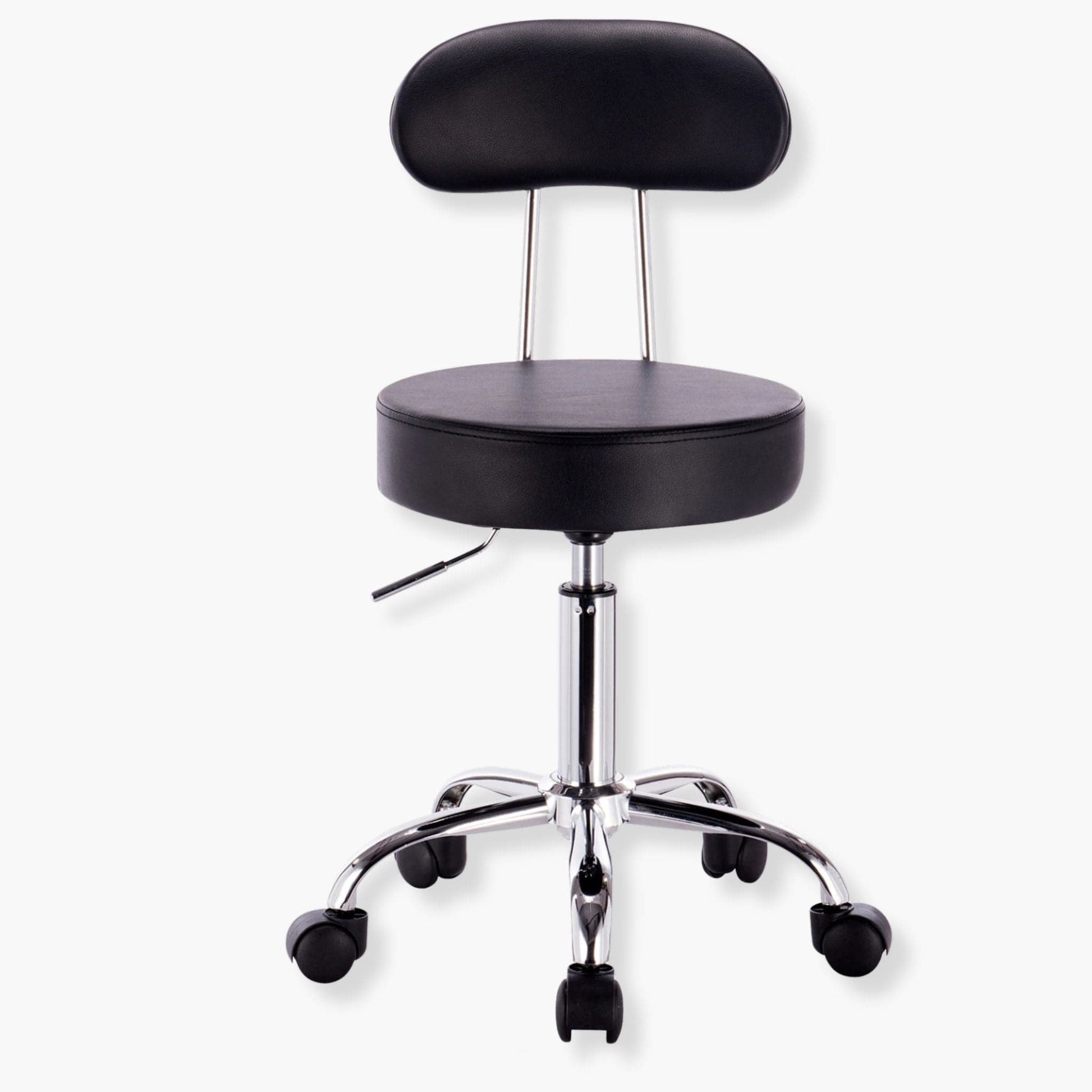 Tabouret de Bureau à Roulettes | UT. Noir
