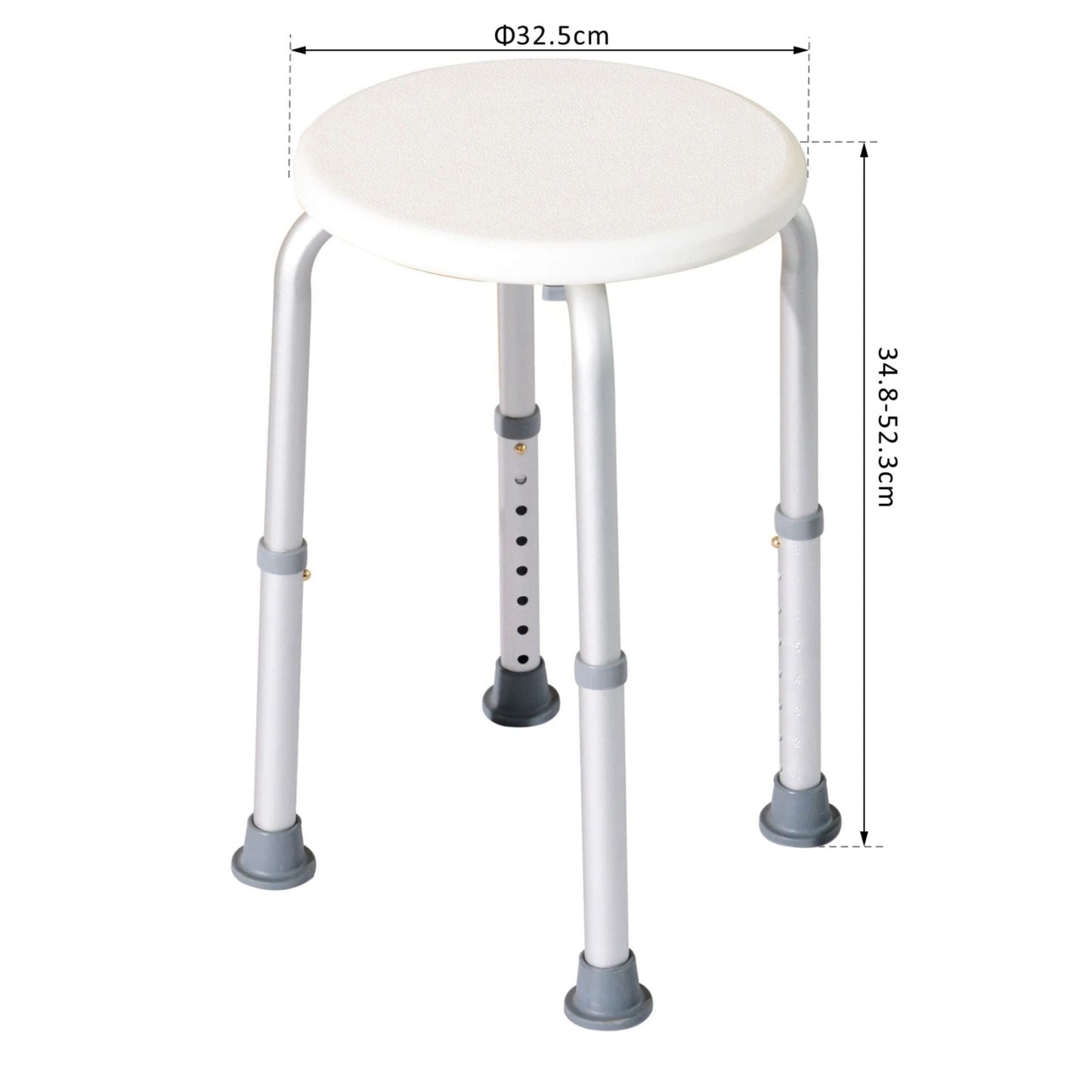 Tabouret de Douche Antidérapant  Blanc