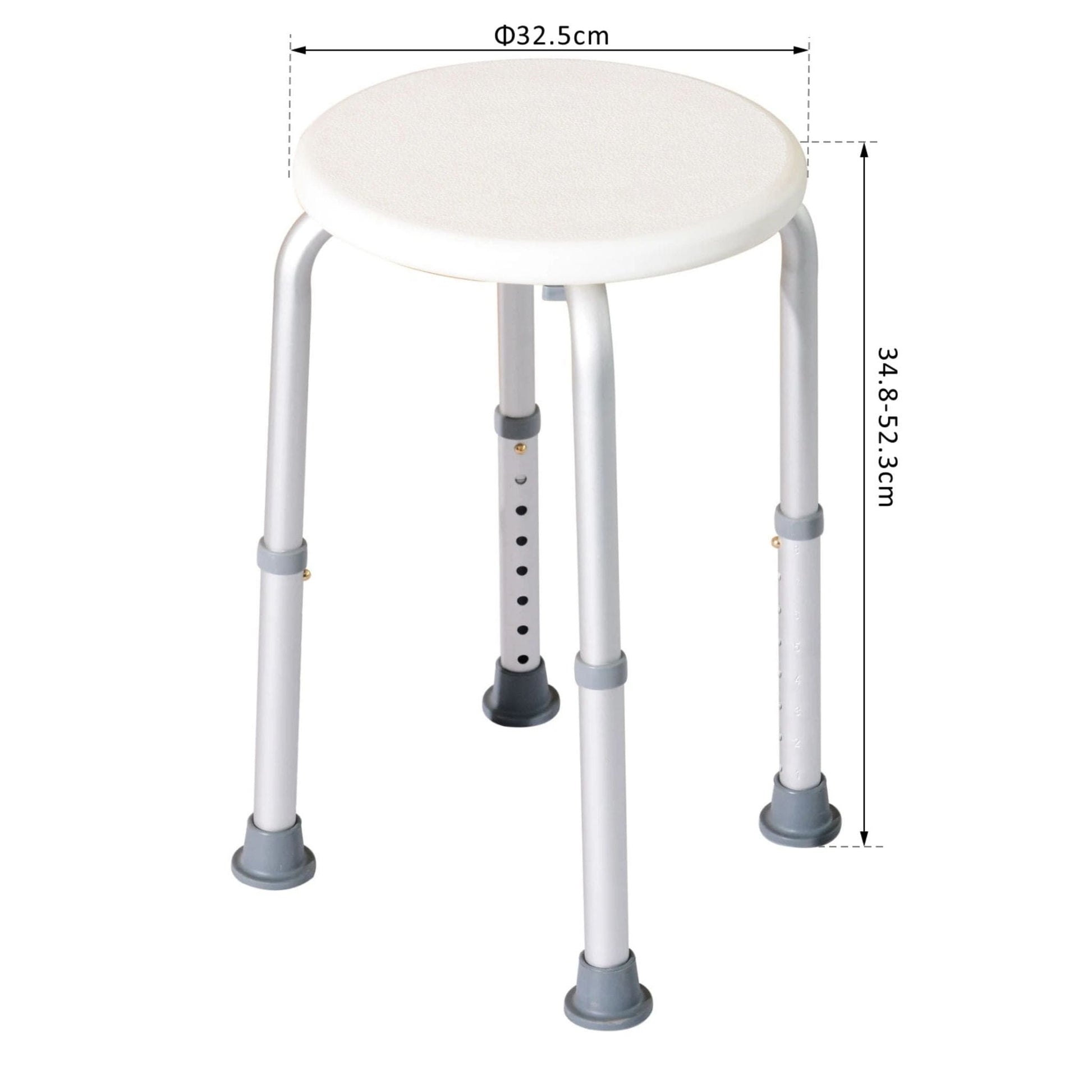 Tabouret de Douche Antidérapant  Blanc