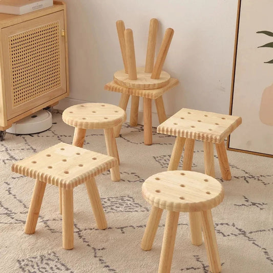 Tabouret en Bois pour Enfant 