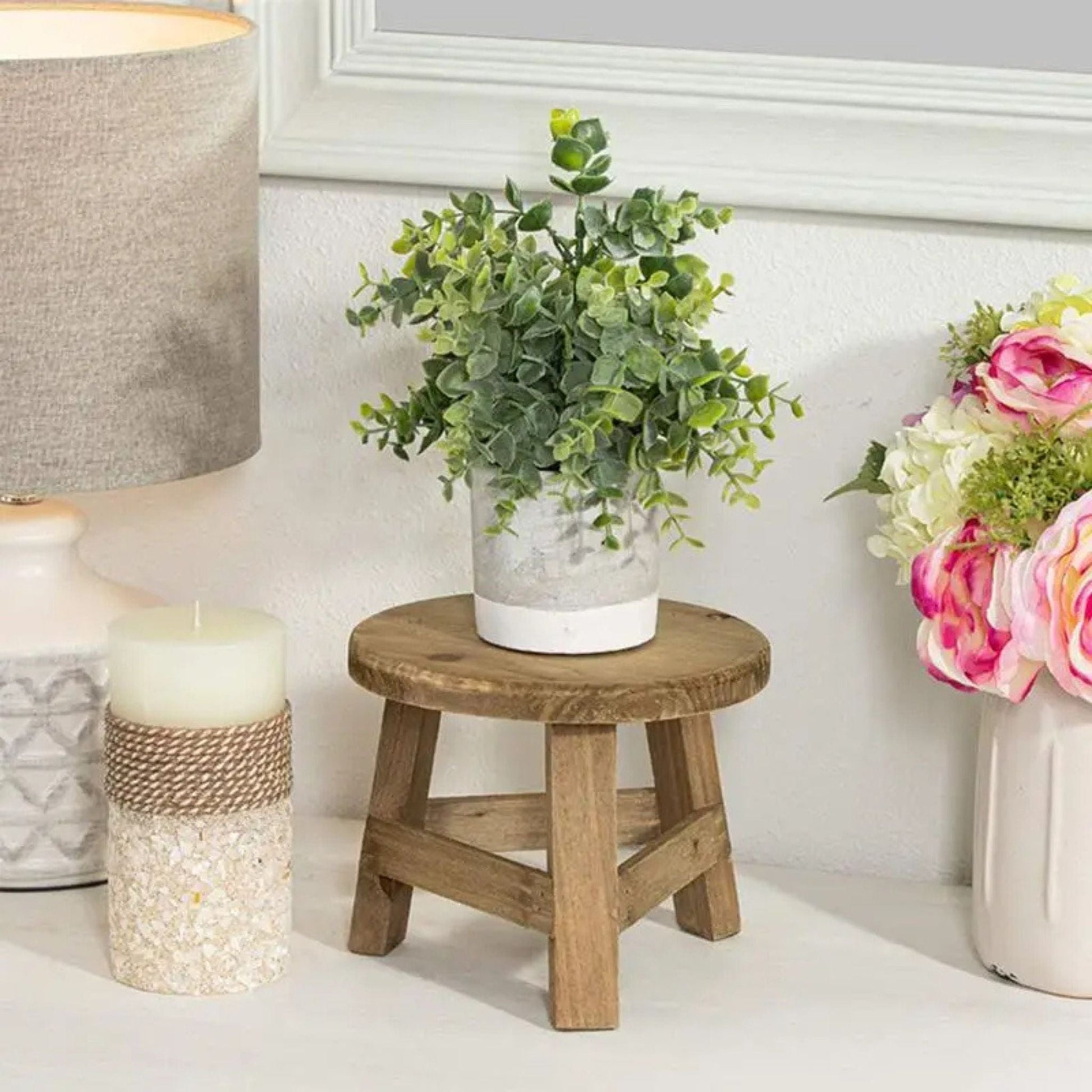 Tabouret en bois pour plante | UT. Unique