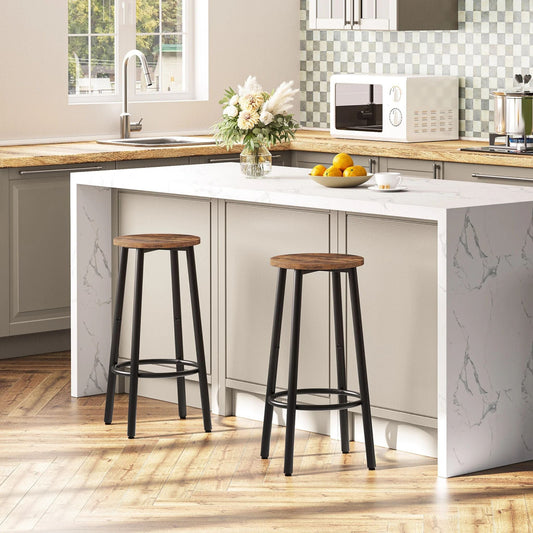 Tabouret îlot 65 cm | UT. Brun rustique