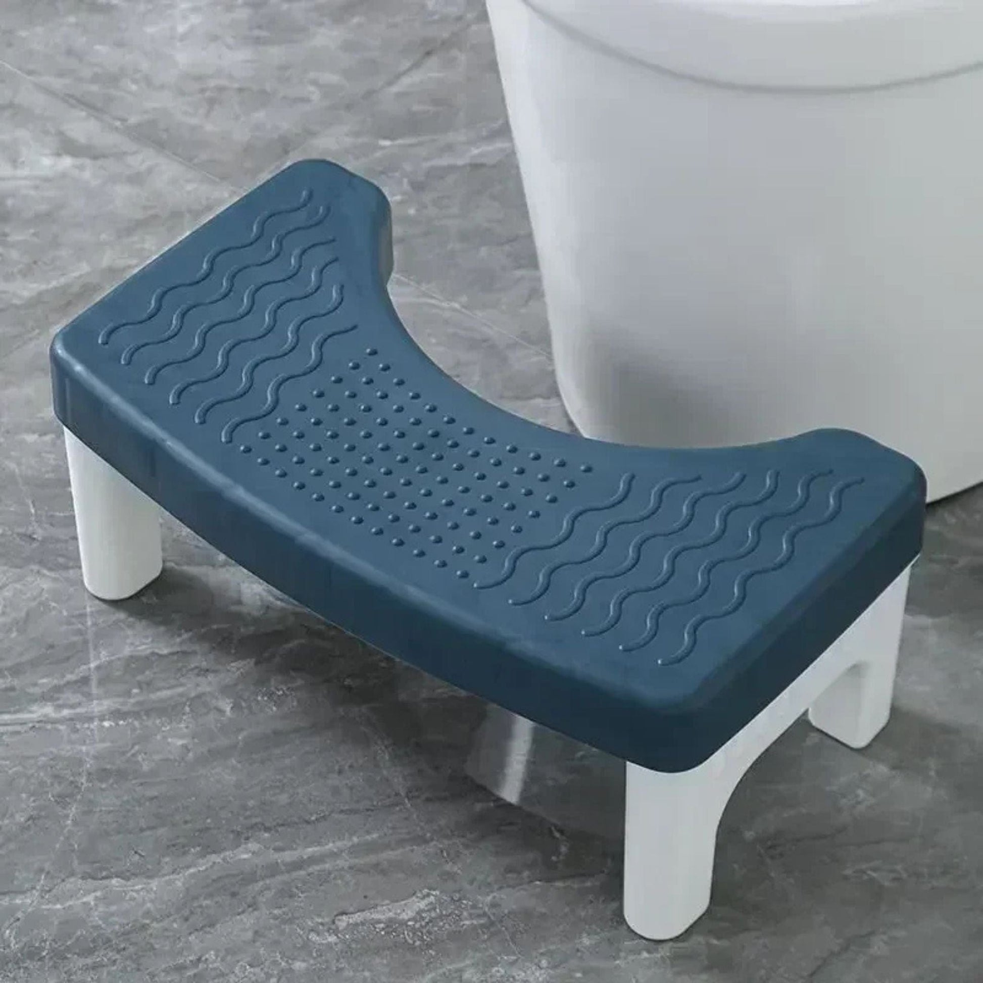 Tabouret physiologique toilette | UT. Bleu