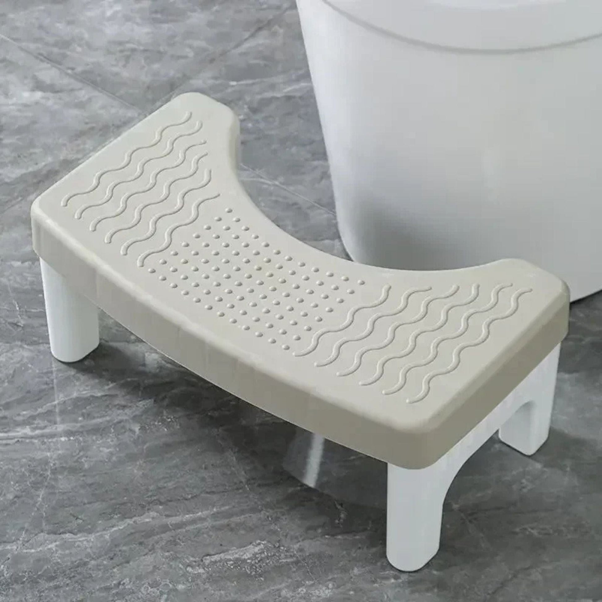 Tabouret physiologique toilette | UT. Grège
