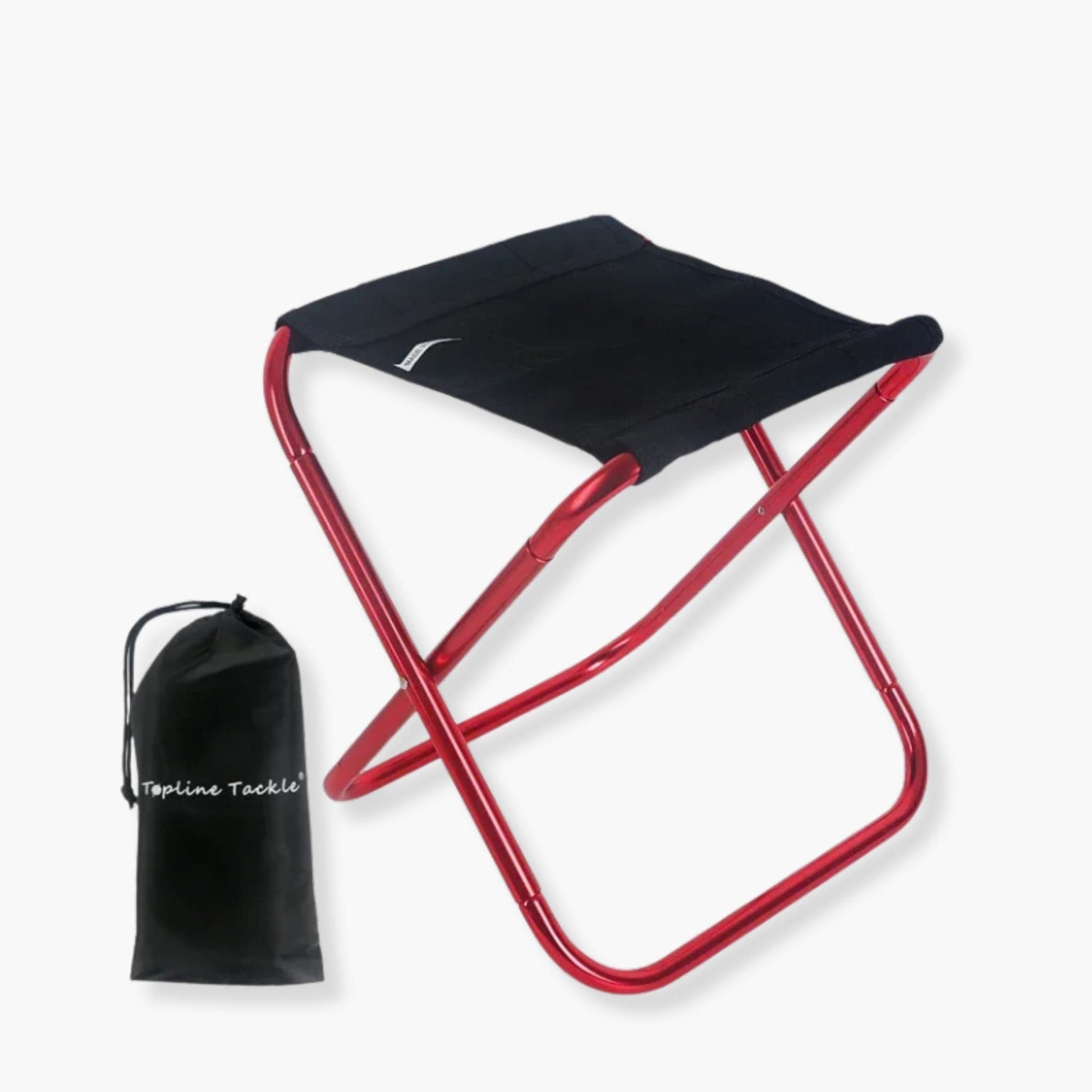 Tabouret pliant portable | UT. Rouge