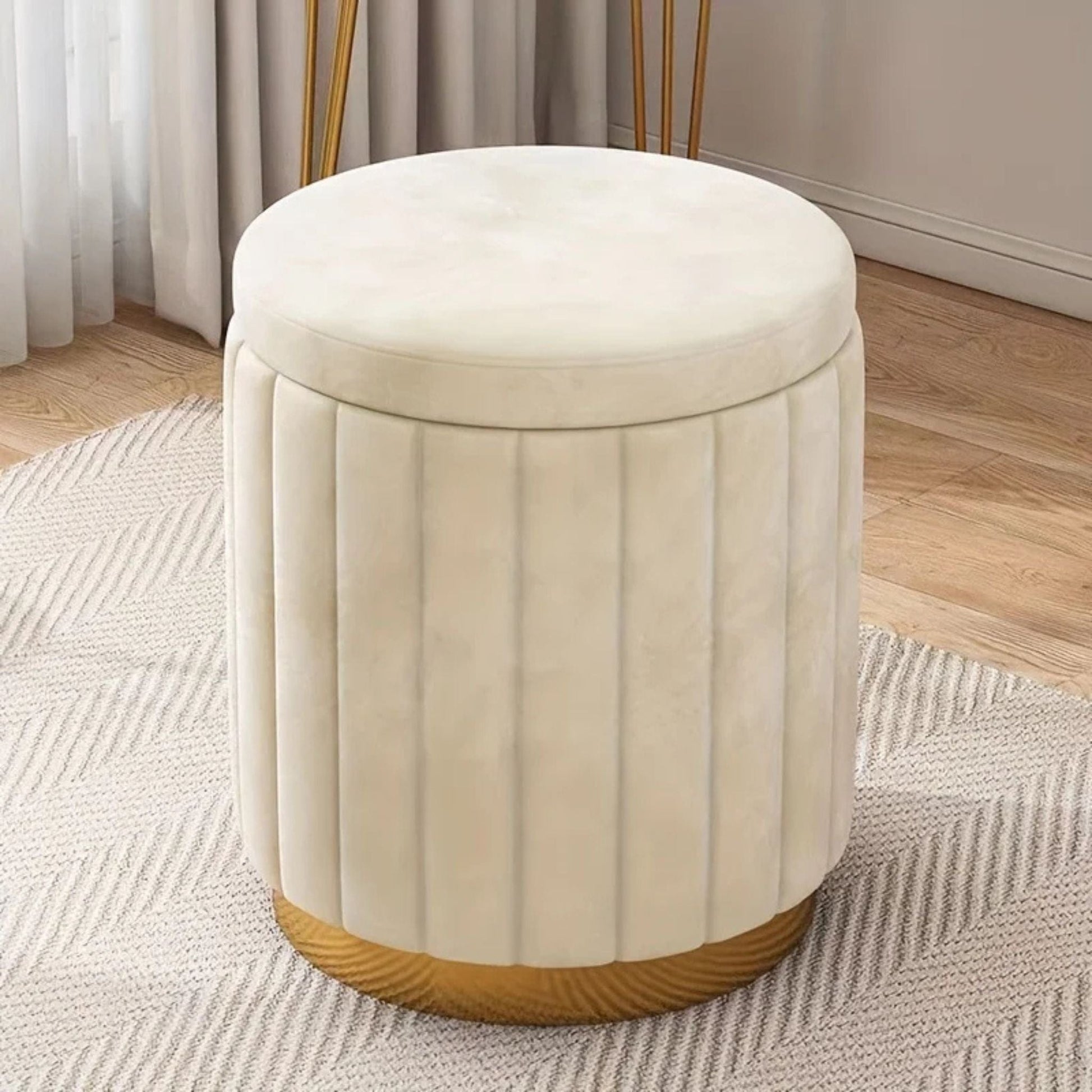 Tabouret pour Dressing | UT. Blanc