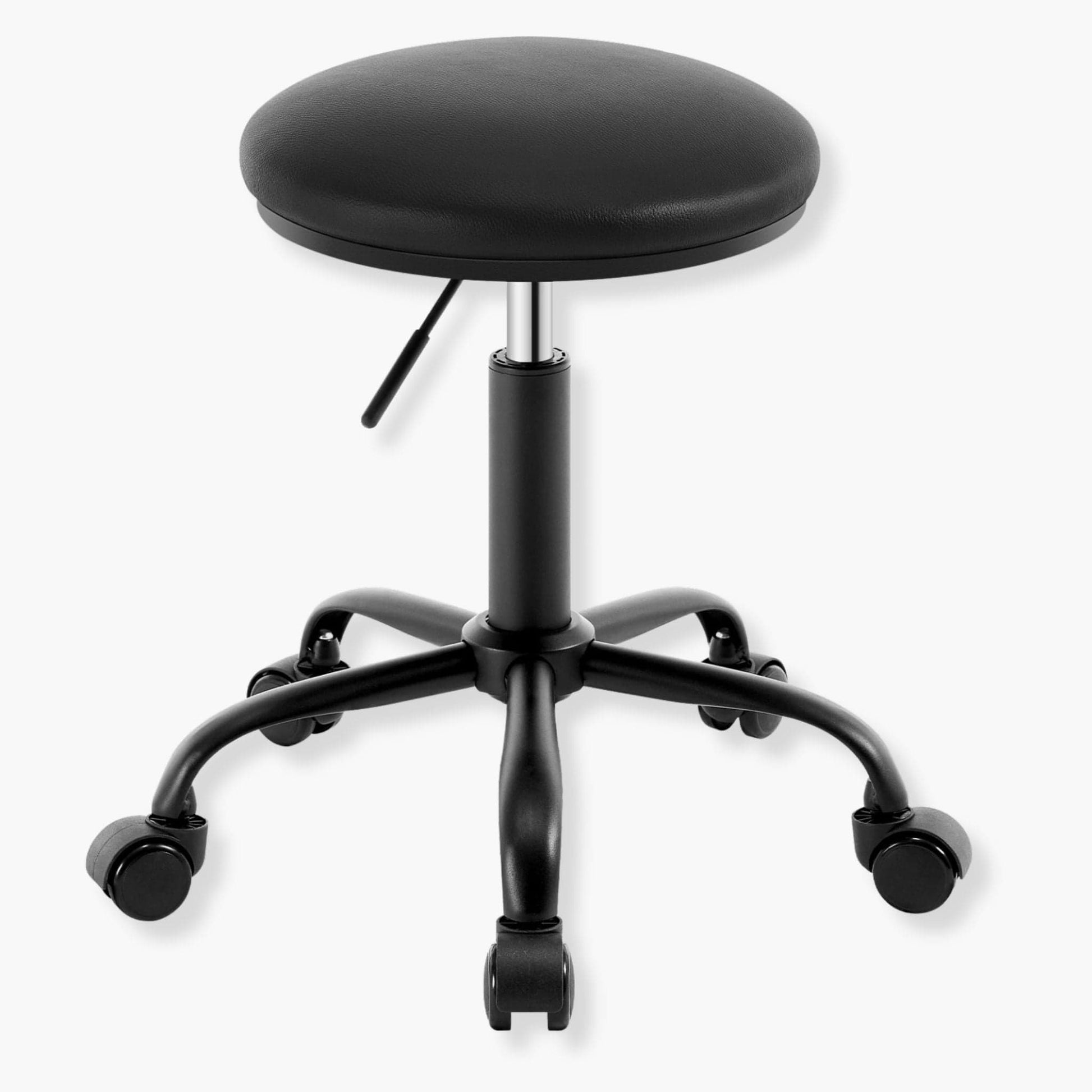Tabouret professionnel à roulettes ajustable Noir