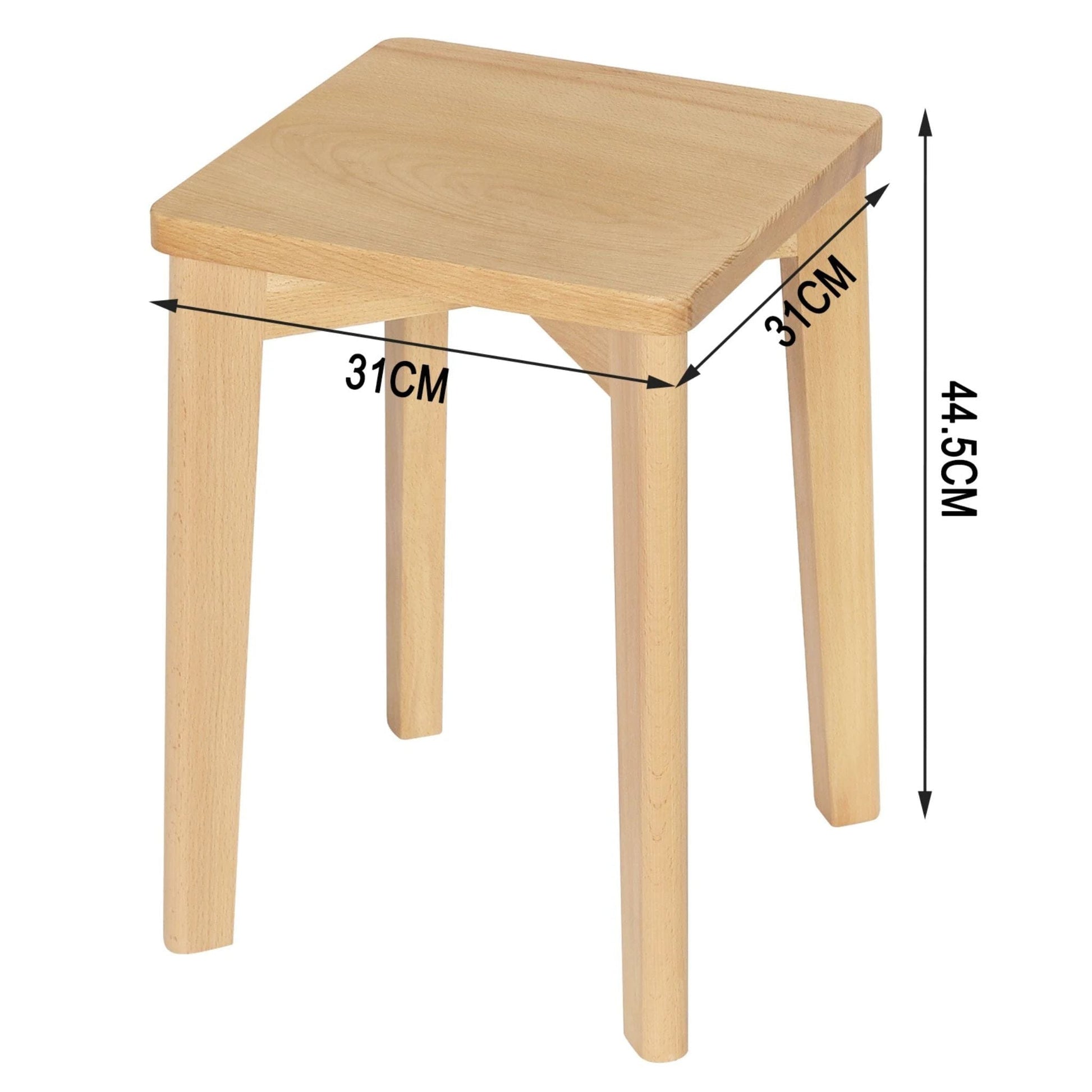Tabourets Bois (Lot de 2) | UT. Unique