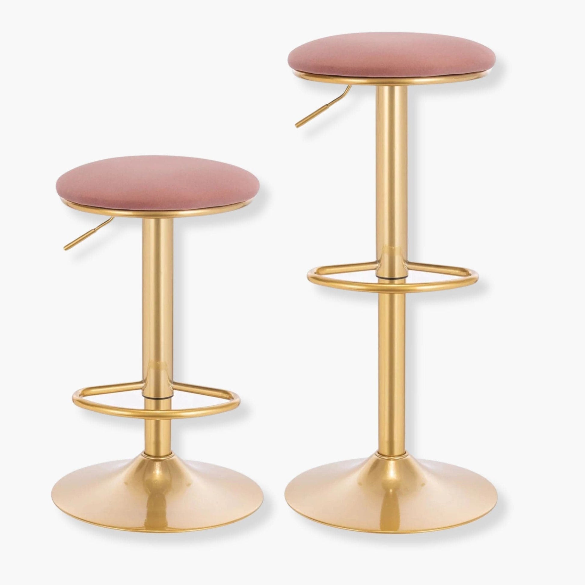 Tabourets de Bar en Velours | UT. Rose